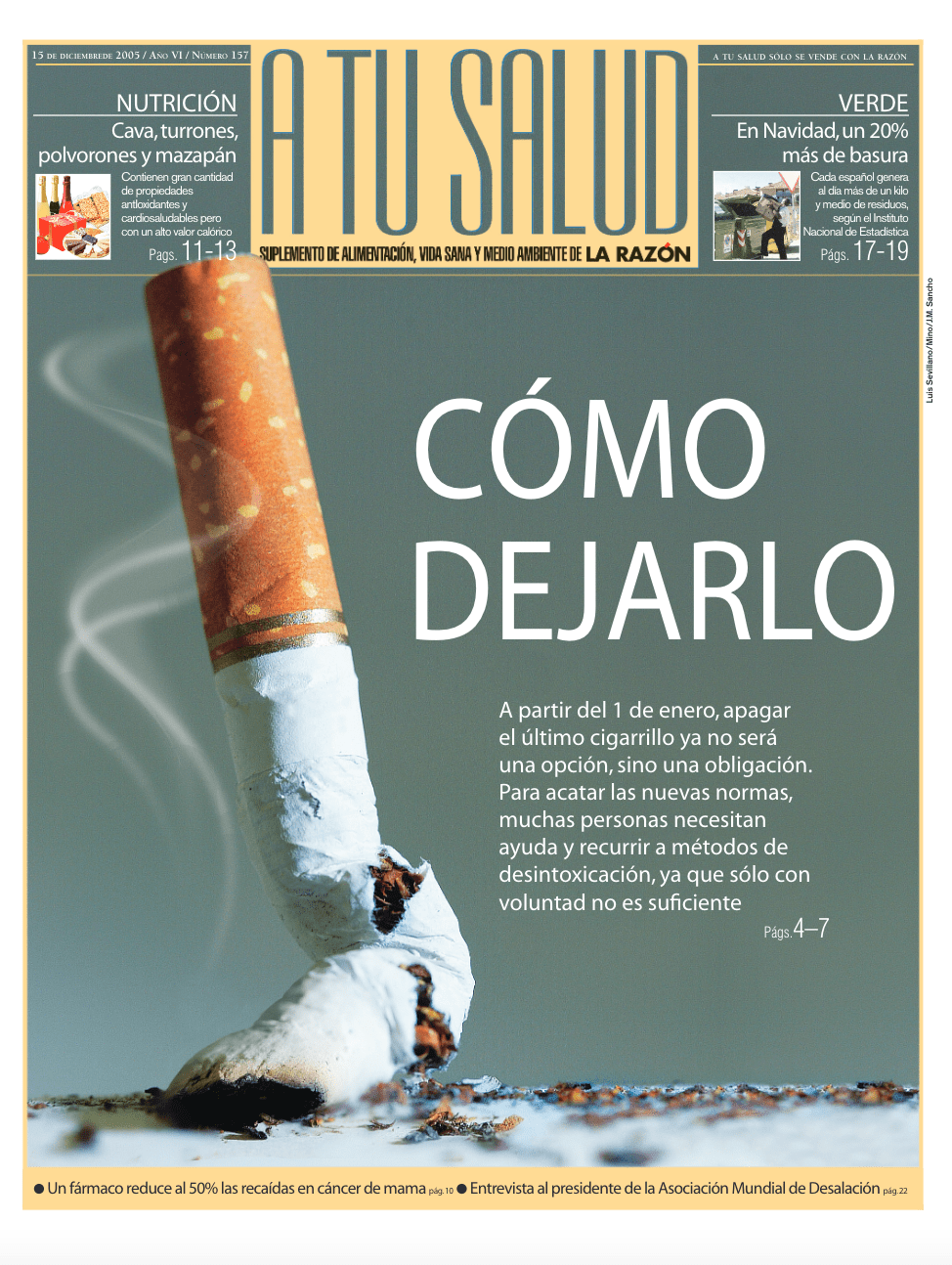2005: cómo dejar de fumar