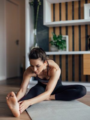 Young woman, leading a healthy life.
